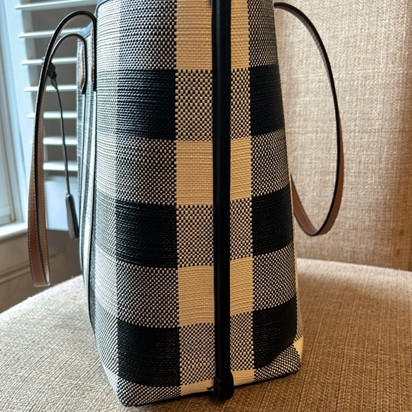 Tory Burch Gingham Tote - Picture 6 of 14